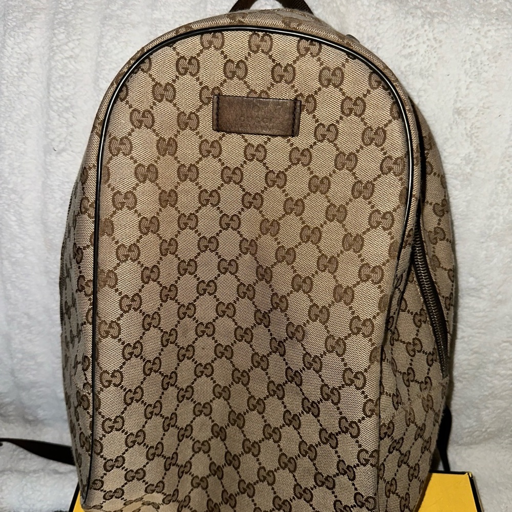 Authentic Gucci Back Pack (Used ) - image 3